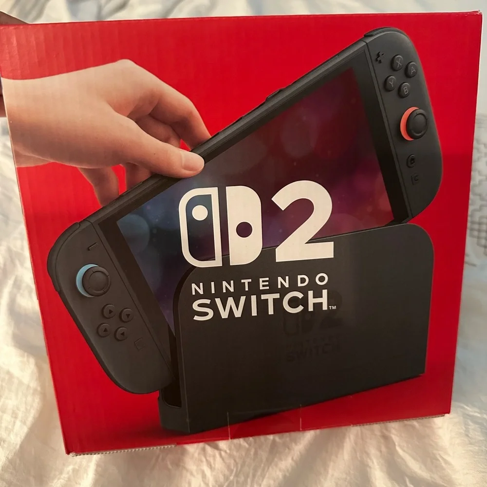 Nintendo Switch Console Black and Red with Joy-Con Controllers Unopened box